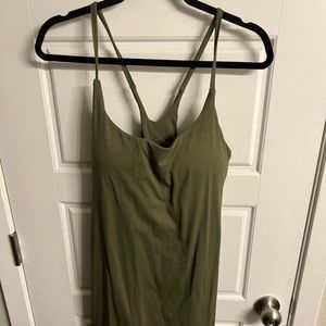 Halara cross back dress with shorts